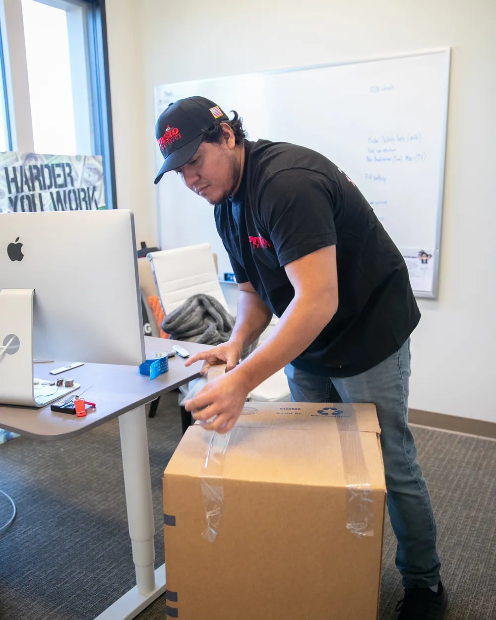 Presto mover packing office items